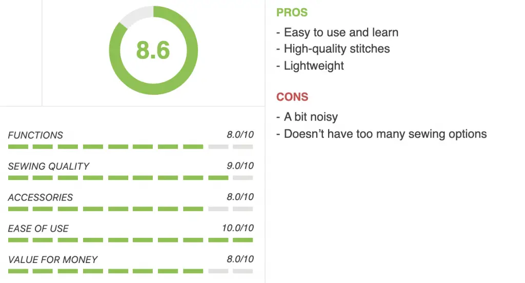 singer 8280 pros and cons